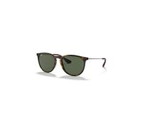 Ray-Ban Sunglasses Woman Erika Classic - Light Havana Frame Green Lenses 54-18