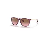 Ray-Ban Sunglasses Woman Erika Classic - Transparent Violet Frame Pink Lenses 54-18