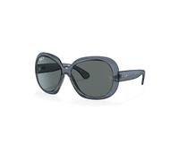 Ray-Ban Woman Sunglass RB4098 Jackie Ohh II Transparent - Frame color: Transparent Blue, Lens color: Dark Grey