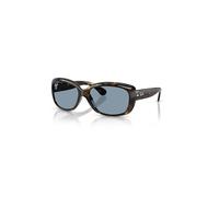 Ray-Ban Sunglasses Woman Jackie Ohh - Light Havana Frame Blue Lenses 58-17