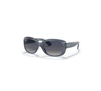 Ray-Ban Sunglasses Woman Jackie Ohh Transparent - Blue Frame Blue Lenses Polarized 58-17