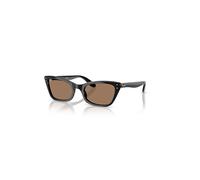 Ray-Ban Sunglasses Woman Lady Burbank Polarized+ Lenses - Black Frame Brown Lenses 52-20
