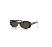 Ray-Ban Sunglasses Woman Rb2221 - Havana Frame Green Lenses 56-18