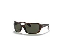 Ray-Ban Sunglasses Woman Rb4068 - Havana Frame Green Lenses Polarized 60-17