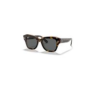 Ray-Ban Sunglasses Woman State Street - Havana On Transparent Brown Frame Grey Lenses 52-20