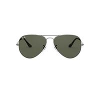 Ray-Ban Unisex Adults’ Aviator Sunglasses, Grey, 58 mm