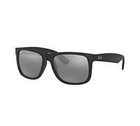 Ray-Ban Unisex-Adult's Justin Sunglasses, Grey/Silver, 51 mm