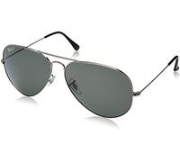 Ray-Ban Sunglasses RB3025 AVIATOR LARGE METAL 004/58 Gunmetal green G15 Unisex
