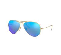 Ray-Ban Unisex Aviator Sunglasses, Gold (112/4l 112/4l), 58 mm UK