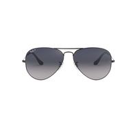 Ray-Ban Unisex Aviator Sunglasses, Silver, 58 mm UK