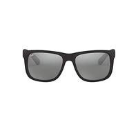 Ray-Ban Sunglasses Justin 4165 622/6G Rubber Black Grey Mirror