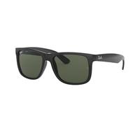 Ray-Ban Unisex Justin Sunglasses, Black ( Vidiros : Green Classic 601/71 ), 54 mm UK