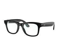 Ray-Ban Unisex RW4006 Ray-Ban | Meta Wayfarer - Frame color: Black, Lens color: Clear