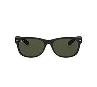 Ray-Ban Sunglasses New Wayfarer 2132 622 Black Rubber Green Small 52mm
