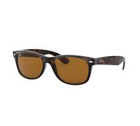 Ray - Ban Unisex RB2132 NEW WAYFARER 710 Sunglasses Injected Turtle Squared Normal