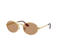 Ray - Ban Unisex Ray - Ban A$AP Rocky RB3931 001/53 Sunglasses Metal Gold Brown Pillow Normal