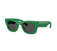 Ray - Ban Unisex Ray - Ban A$AP Rocky RB4940 WAYFARER PUFFER 683487 Sunglasses Nylon Green Squared Normal