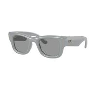 Ray - Ban Unisex Ray - Ban A$AP Rocky RB4940 WAYFARER PUFFER 6876/1 Sunglasses Nylon Grey Grey Squared Normal