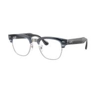 Ray - Ban RW7004 Ray-Ban Meta Audio Clubmaster 6929MF Unisex Smart glasses Injected Blue Squared Photochromic