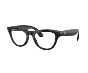 Ray-Ban Unisex Ray-Ban Meta (Gen 1) Skyler - Frame color: Black, Lens color: Clear/Amethyst