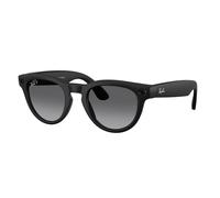 Ray - Ban Unisex Ray - Ban Meta RW4013 Headliner 601ST3 - GEN 2 Sunglasses Injected Black Grey Pantos Polarized Shaded