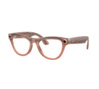 Ray - Ban RW4014 Ray-Ban Meta (Gen 2) Skyler 6778M4 Unisex Smart glasses Injected Pink Brown Cat Eye Photochromic