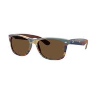 Ray - Ban Unisex Ray - Ban RB2132 NEW WAYFARER 682533 Sunglasses Nylon Brown Brown Squared Normal
