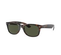 Ray - Ban Unisex Ray - Ban RB2132 NEW WAYFARER 902 Sunglasses Injected Turtle Green G15 Squared Normal