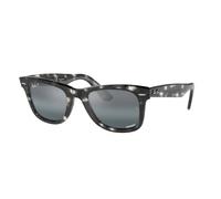 Ray - Ban Unisex Ray - Ban RB2140 WAYFARER 1333G6 Sunglasses Acetate Turtle Silver Squared Polarized Shaded