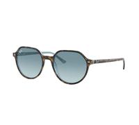 Ray - Ban Unisex Ray - Ban RB2195 THALIA 13163M Sunglasses Acetate Brown Blue Squared Normal Shaded