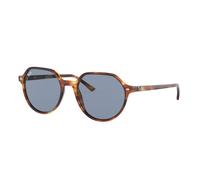 Ray - Ban Unisex Ray - Ban RB2195 THALIA 954/62 Sunglasses Acetate Brown Blue Squared Normal