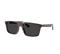 Ray - Ban Unisex Ray - Ban RB2222 902/48 Sunglasses Acetate Turtle Grey Squared Polarized
