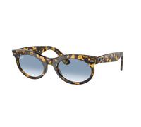 Ray-Ban Sunglasses RB2242 Wayfarer oval 13323F Havana light blue Men Women