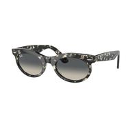 Ray - Ban Unisex Ray - Ban RB2242 WAYFARER OVAL 133371 Sunglasses Acetate Turtle Grey Round Normal Shaded