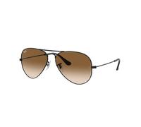 Ray - Ban Unisex Ray - Ban RB3025 AVIATOR 002/51 Sunglasses Metal Black Brown Pilot Normal