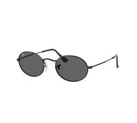 Ray - Ban Unisex RB3547 OVAL 002/B1 Sunglasses Metal Black Grey Round Normal