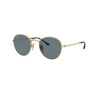 Ray - Ban Unisex Ray - Ban RB3582 DAVID 001/3R Sunglasses Metal Gold Blue Pantos Polarized