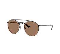Ray - Ban Unisex Ray - Ban RB3647N 927973 Sunglasses Metal Black Brown Round Normal