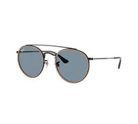 Ray - Ban Unisex Ray - Ban RB3647N 9279R5 Sunglasses Metal Black Blue Round Normal