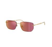 Ray - Ban Unisex Ray - Ban RB3768 001/D0 Sunglasses Metal Gold Violet Geometric Mirrored