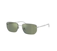 Ray - Ban Unisex Ray - Ban RB3768 003/6R Sunglasses Metal Silver Grey Geometric Mirrored