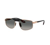 Ray - Ban Unisex Ray - Ban RB3776M F12771 Sunglasses Metal Gold Grey Geometric Normal Shaded
