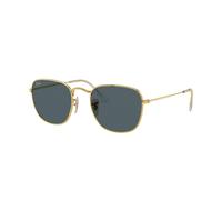 Ray - Ban Unisex Ray - Ban RB3857 FRANK 9196R5 Sunglasses Metal Gold Blue Squared Normal