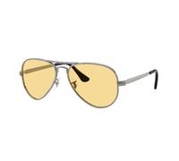 Ray-Ban Sunglasses Unisex Aviator Max Summer Capsule - Gunmetal Frame Yellow Lenses 58-16