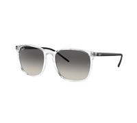 Ray - Ban Unisex Ray - Ban RB4387 647711 Sunglasses Nylon Transparent Grey Squared Normal Shaded