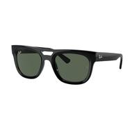 Ray - Ban Unisex Ray - Ban RB4426 PHIL 667771 Sunglasses Injected Black Green Squared Normal