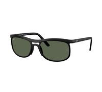 Ray - Ban Unisex RB4452 601S71 Sunglasses Peek Black Green Squared Normal