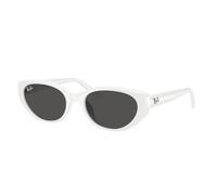 Ray - Ban Unisex RB4457D 677287 Sunglasses Injected White Grey Pillow Normal