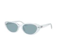 Ray - Ban Unisex Ray - Ban RB4457D 687280 Sunglasses Injected Transparent Blue Pillow Normal