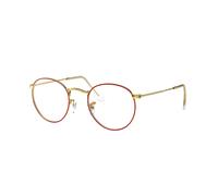 Ray - Ban Unisex Ray - Ban RX3447V ROUND METAL 3106 Optical frames Metal Red Round